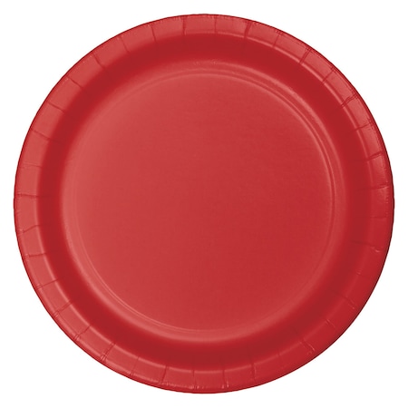 Touch Of Color Classic Red Dessert Plates, 7", 900PK 753548B